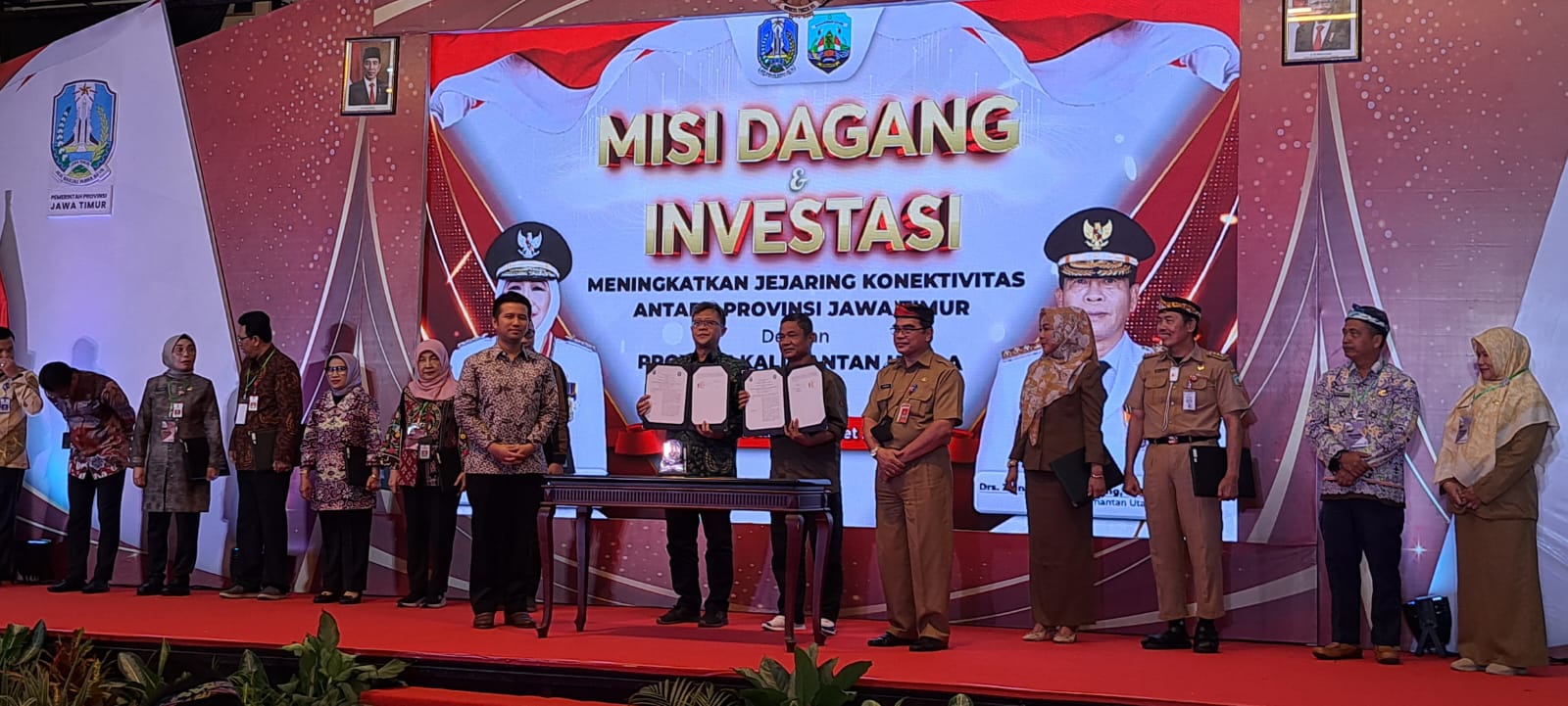 Maksimalkan Pengelolaan Potensi Sumber Daya Hutan, Dishut Prov Jatim dan Dishut Prov Kaltara Tandatangani PKS Misi Dagang Investasi