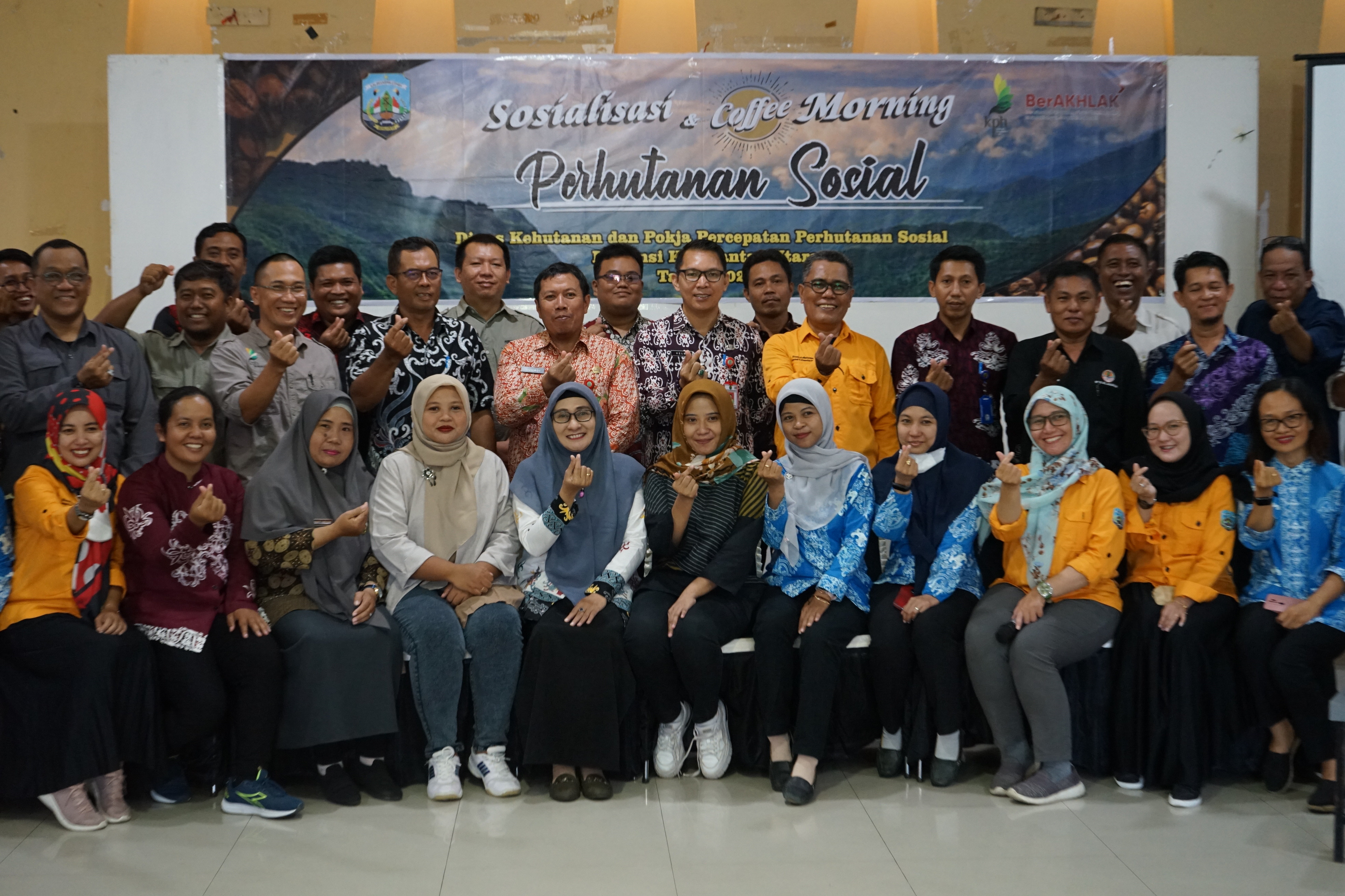DORONG SINKRONISASI DAN SINERGITAS DATA, DISHUT LAKSANAKAN COFFEE MORNING PERHUTANAN SOSIAL